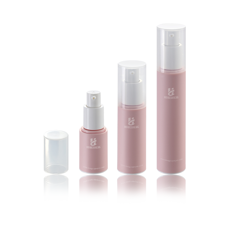 15ML 30ML 50ML Világos rózsaszín üres hidratáló pumpás adagoló Airless Bottle-HS-013C