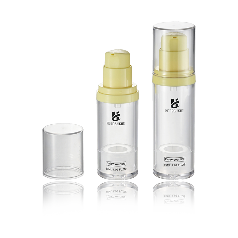 30ml 50ml Airless kozmetikai pumpás flakon adagolók HS-024A
