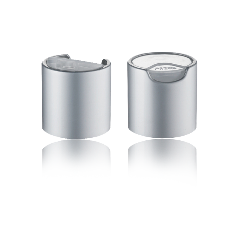 Klasszikus fényes ezüst push-type kozmetikai Disc Cap-HY-Q03A