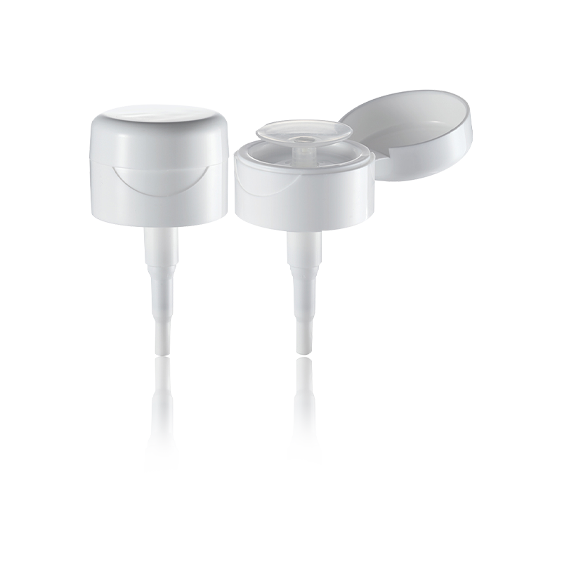 Flip-top egykezes kozmetikai pumpafejű folyadékadagoló-HY32A-59